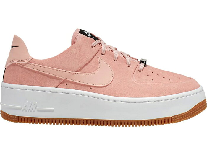 ナイキ NIKE エアフォース レディース スニーカー 【 1 SAGE LOW CORAL STARDUST WOMENS BLACKWHITECORAL 】