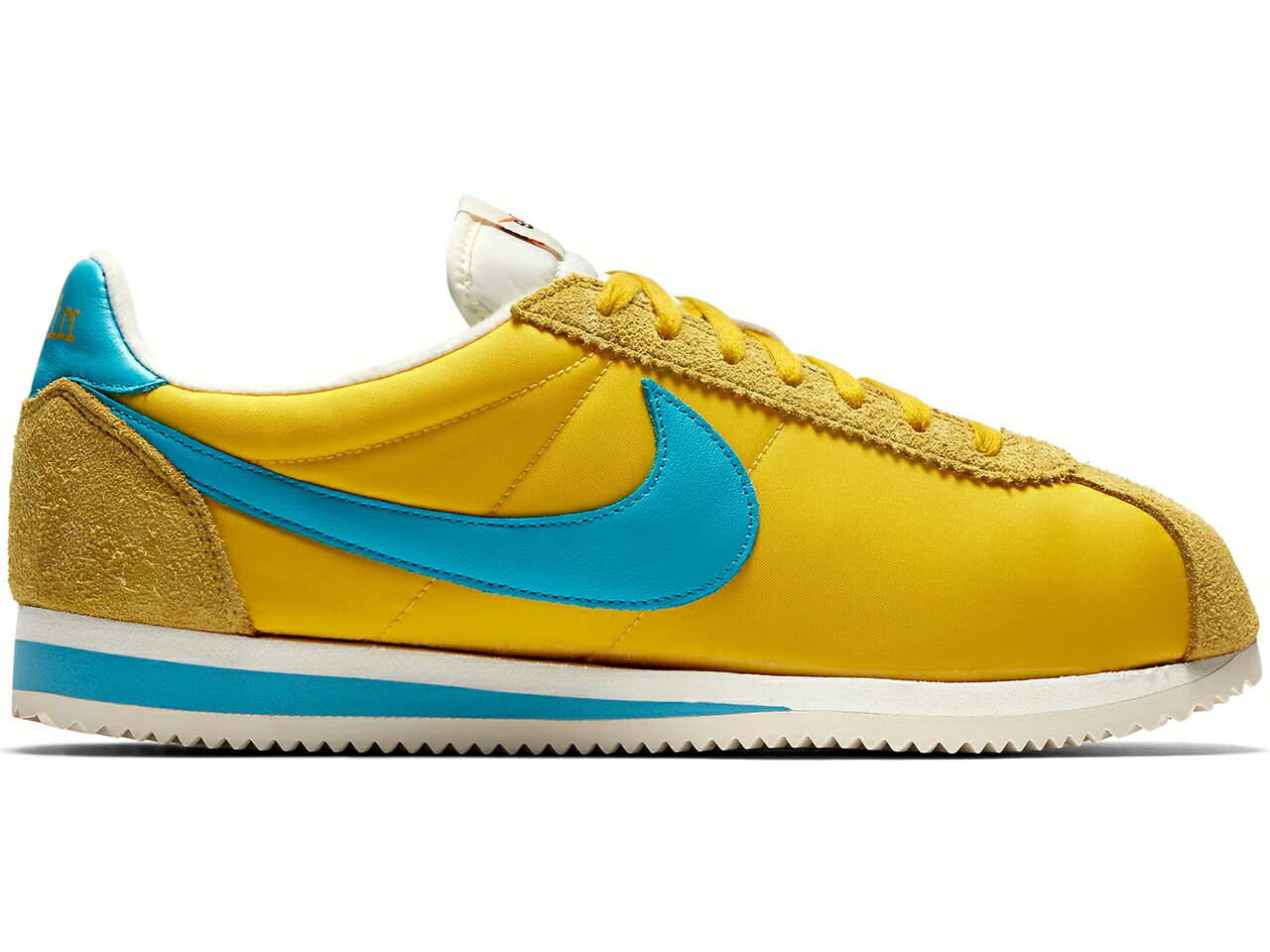 ナイキ クラシック コルテッツ 黄色 イエロー 青色 ブルー クラシックコルテッツ スニーカー メンズ 【 NIKE CLASSIC CORTEZ KENNY MOORE MARATHON RECORD / TOUR YELLOW CHLORINE BLUE SAIL 】