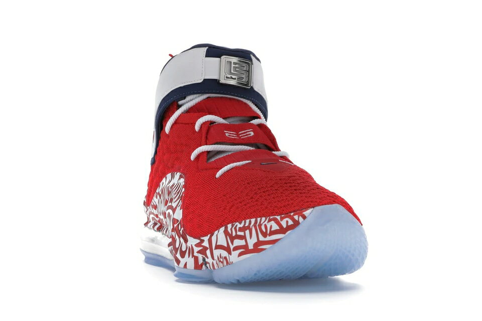 ナイキ NIKE レブロン スニーカー 【 LEBRON 17 GRAFFITI REMIX RED UNIVERSITY WHITEUNIVERSITY 】