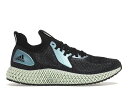 アディダス 黒色 ブラック コア 青色 ブルー スニーカー メンズ 【 ADIDAS ALPHAEDGE 4D BLACK IRIDESCENT / CORE BLACK GLOW BLUE COLLEGIATE 】