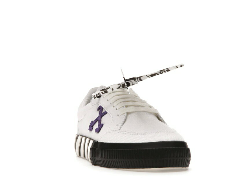 オフホワイト OFF-WHITE スニーカー 【 OFFWHITE VULC LOW WHITE PURPLE SS21 BLACK 】