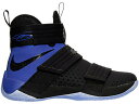 ナイキ レブロン ズーム ソルジャー 黒色 ブラック ゲーム ゲームロイヤル 青 ブルー スニーカー メンズ 【 NIKE LEBRON ZOOM SOLDIER 10 BLACK ROYAL / BLACK BLACK GAME ROYAL 】