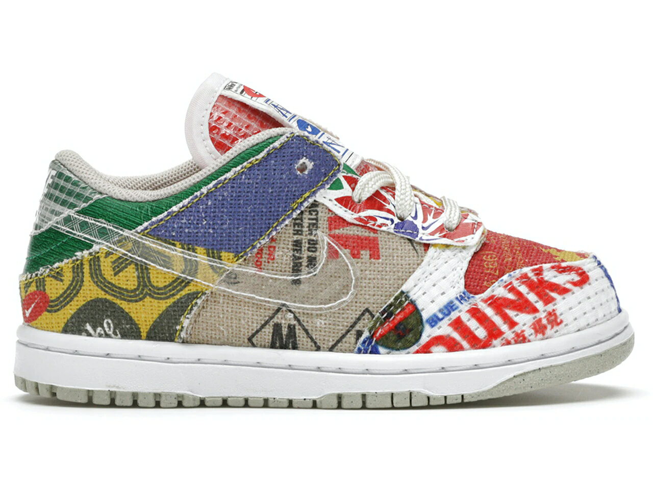 楽天スニケスナイキ ダンク シティ ダンクロー 【 NIKE DUNK LOW SP CITY MARKET （TD） / MULTI COLOR MULTI COLOR 】