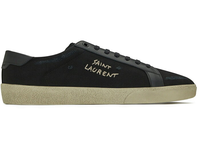 サンローラン SAINT LAURENT コート クラシック スニーカー 【 COURT CLASSIC SL 06 LOW BLACK 】