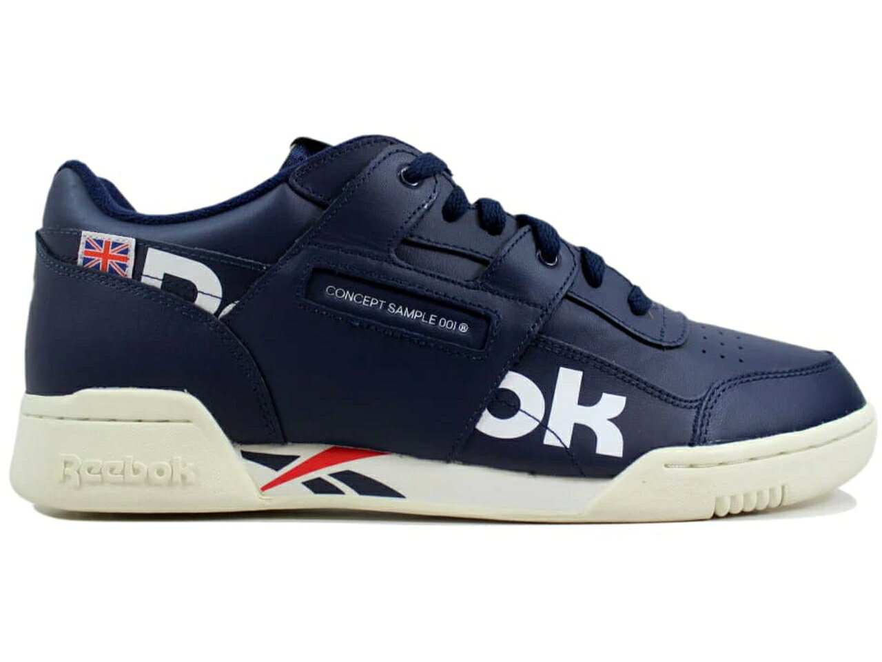 リーボック REEBOK ワークアウト スニーカー 【 WORKOUT PLUS MU COLLEGIATE NAVY WHITEREDCHALK 】