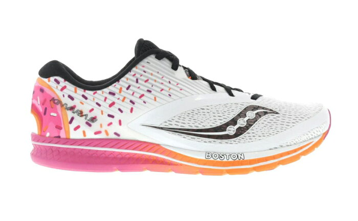 サッカニー SAUCONY スニーカー 【 KINVARA 9 DUNKIN DONUTS WHITE BLACK 】