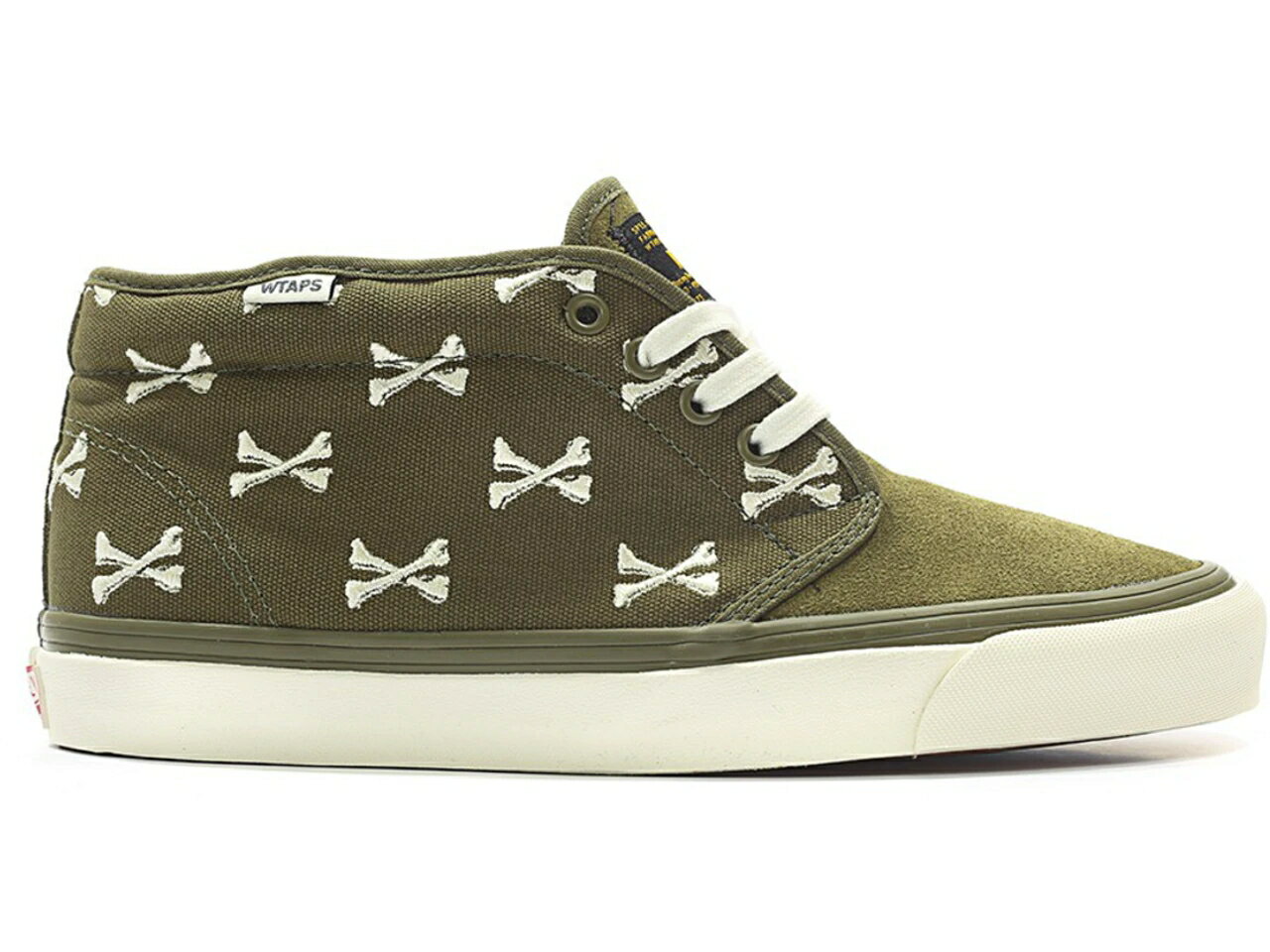 ヴァンズ バンズ チャッカ ブーツ ダブルタップス オリーブ チャッカブーツ スニーカー メンズ 【 VANS CHUKKA BOOT WTAPS OLIVE CROSSBONES / 】