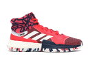 アディダス ブースト ショック 赤 レッド 白色 ホワイト コア スニーカー メンズ 【 ADIDAS MARQUEE BOOST JOHN WALL / SHOCK RED FOOTWEAR WHITE CORE 】