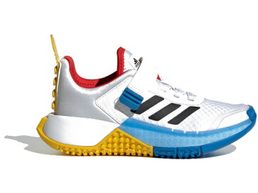 アディダス ADIDAS 白色 ホワイト キッズ 【 SPORT SHOE LEGO WHITE PS FOOTWEAR CORE BLACK SHOCK BLUE 】