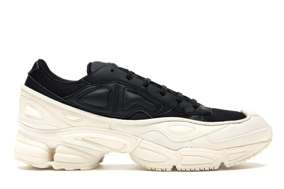 アディダス ADIDAS 黒色 ブラック スニーカー 【 OZWEEGO RAF SIMONS BLACK WHITE CORE 】