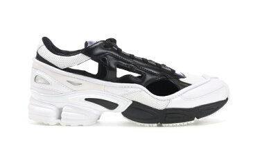 アディダス ADIDAS 黒色 ブラック スニーカー 【 RS REPLICANT OZWEEGO RAF SIMONS BLACK CREAM CORE WHITE FOOTWEAR 】