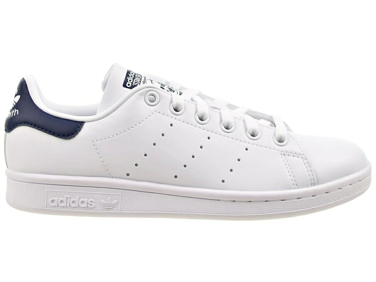 アディダス ADIDAS 白色 ホワイト 紺色 ネイビー スタンスミス レディース スニーカー 【 CLOUD WHITE COLLEGIATE NAVY WOMENS 】