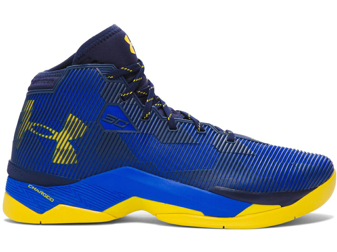 カリー チーム 紺色 ネイビー アンダーアーマー 2.5 スニーカー メンズ 【 UNDER ARMOUR UA CURRY DUB NATION / TEAM ROYAL MIDNIGHT NAVY TAXI 】