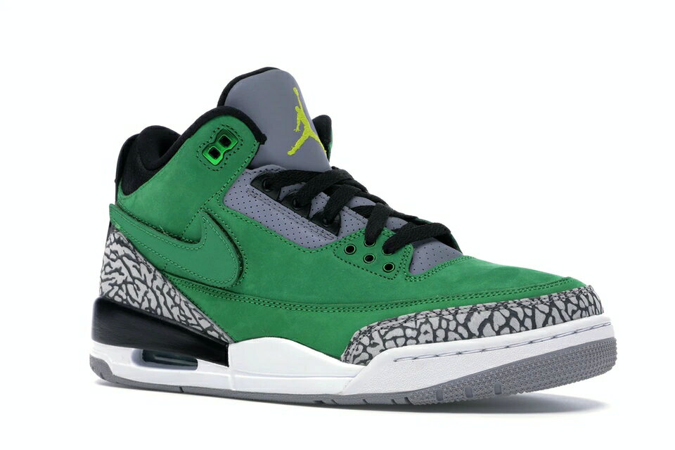 ナイキ ジョーダン JORDAN オレゴン ダックス スニーカー 【 3 RETRO TINKER PE GREEN APPLE YELLOW STRIKECEMENT GREYBLACK 】