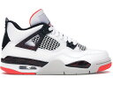 iCL W[_ tCg F zCg F ubN N] y JORDAN 4 RETRO FLIGHT NOSTALGIA (GS) / WHITE BLACK BRIGHT CRIMSON PALE z LbY xr[ }^jeB Xj[J[