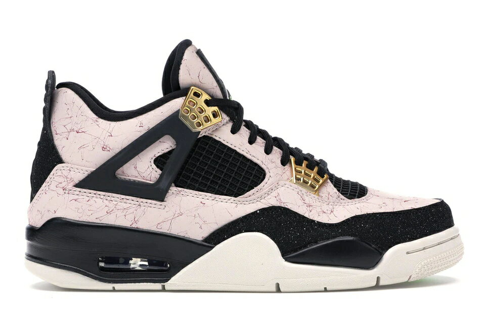 ナイキ ジョーダン 赤 レッド 黒色 ブラック WOMEN'S スニーカー レディース 【 JORDAN 4 RETRO SILT RED SPLATTER (WOMEN'S) / SILT RED BLACK PHANTOM VOLT 】