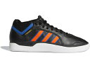 アディダス 黒色 ブラック 橙 オレンジ コア 青色 ブルー スニーカー メンズ 【 ADIDAS TYSHAWN BLACK ORANGE / CORE BLACK ORANGE ROYAL BLUE 】