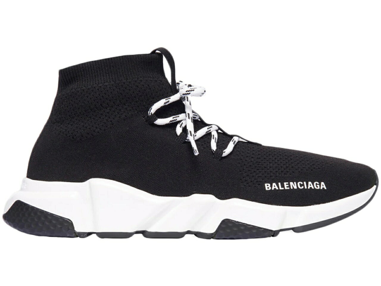 バレンシアガ スピード 黒色 ブラック スニーカー メンズ 【 BALENCIAGA SPEED LACE UP BLACK / 】