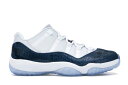 iCL W[_ F lCr[ F zCg F ubN Xj[J[ Y y JORDAN 11 RETRO LOW SNAKE NAVY (2019) / WHITE BLACK NAVY z