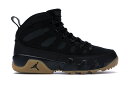 ナイキ ジョーダン ブーツ 黒色 ブラック 茶色 ブラウン スニーカー メンズ 【 JORDAN 9 RETRO BOOT NRG BLACK LIGHT GUM / BLACK BLACK GUM LIGHT BROWN 】