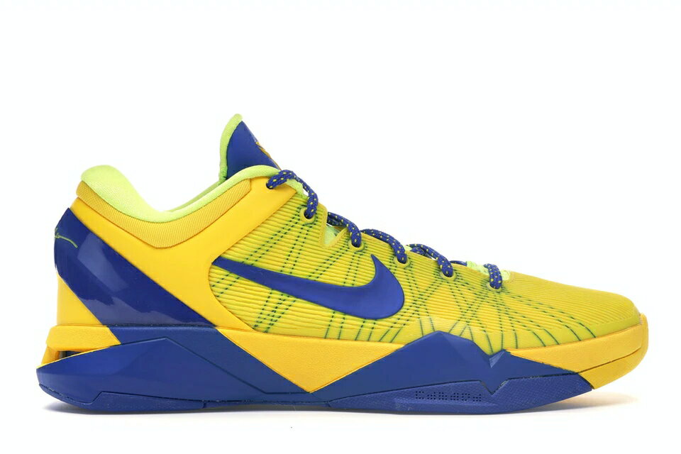 ナイキ コービー 黄色 イエロー ゲーム ゲームロイヤル 青 ブルー スニーカー メンズ 【 NIKE KOBE 7 BARCELONA (AWAY) / TOUR YELLOW GAME ROYAL LEMON 】