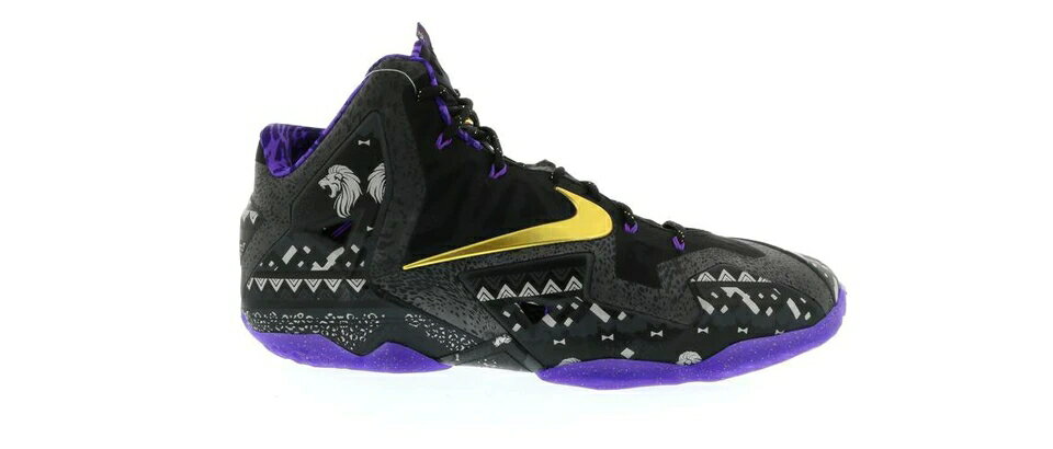 iCL u F ubN S[h  p[v Xj[J[ Y y NIKE LEBRON 11 BLACK HISTORY MONTH / ANTHRACITE METALLIC GOLD PURPLE z