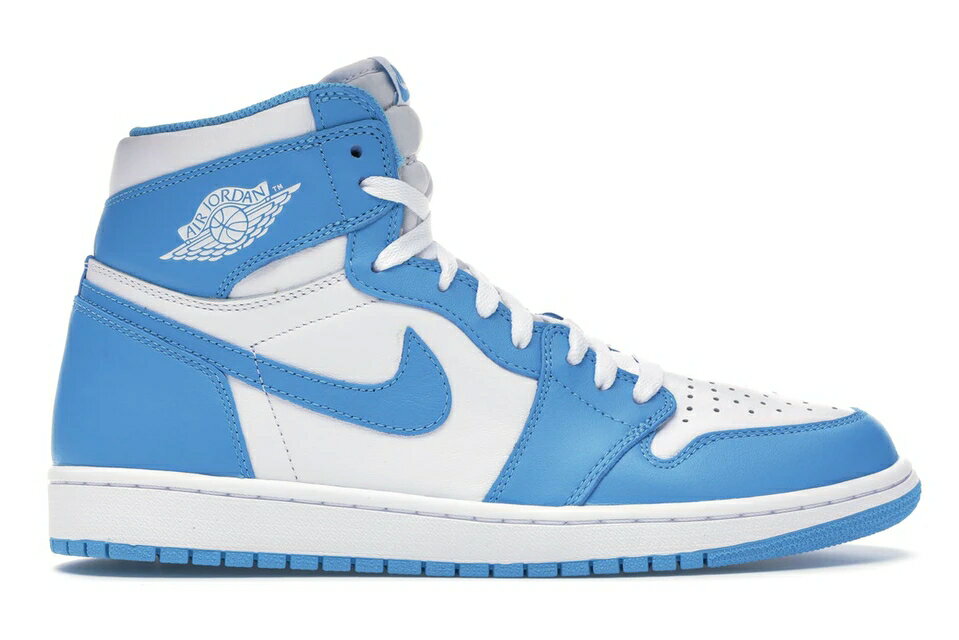 ナイキ ジョーダン ハイ 白色 ホワイト 青色 ブルー スニーカー メンズ 【 JORDAN 1 RETRO HIGH OG UNC / WHITE DARK POWDER BLUE 】