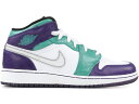 ナイキ ジョーダン 緑 グリーン 【 JORDAN 1 GRAPE (GS) / EMERALD GREEN BLACK-GRAPE ICE-WHITE 】 キッズ ベビー マタニティ スニーカー