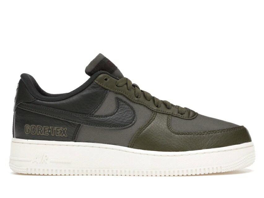 ナイキ ゴアテックス オリーブ 茶色 ブラウン エアフォース スニーカー メンズ 【 NIKE AIR FORCE 1 LOW GORE-TEX MEDIUM OLIVE / MEDIUM OLIVE SAIL SEAL BROWN 】