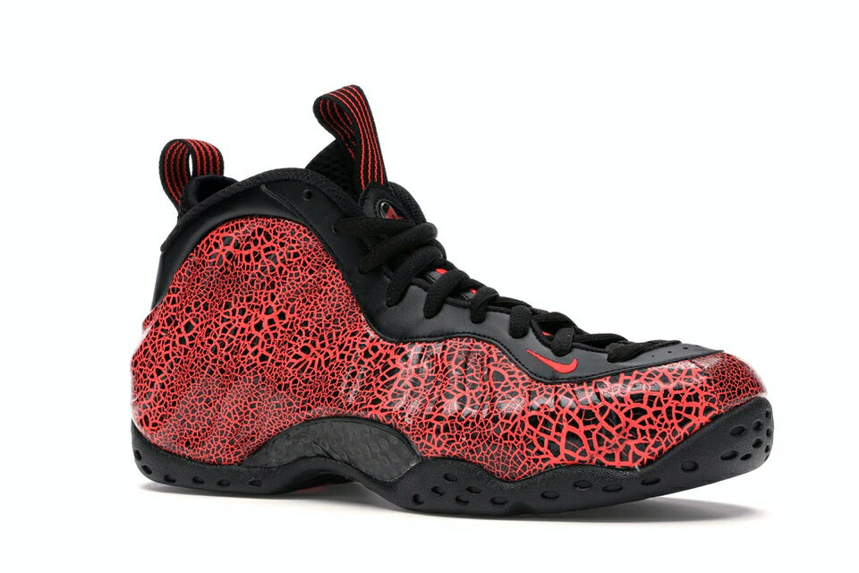 ナイキ NIKE フォームポジット エアフォームポジットワン スニーカー 【 FOAMPOSITE CRACKED LAVA BLACK BRIGHT CRIMSON 】