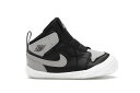 ナイキ NIKE 黒色 ブラック 灰色 グレー 【 JORDAN 1 CRIB BOOTIE BLACK MEDIUM GREY I WHITE 】