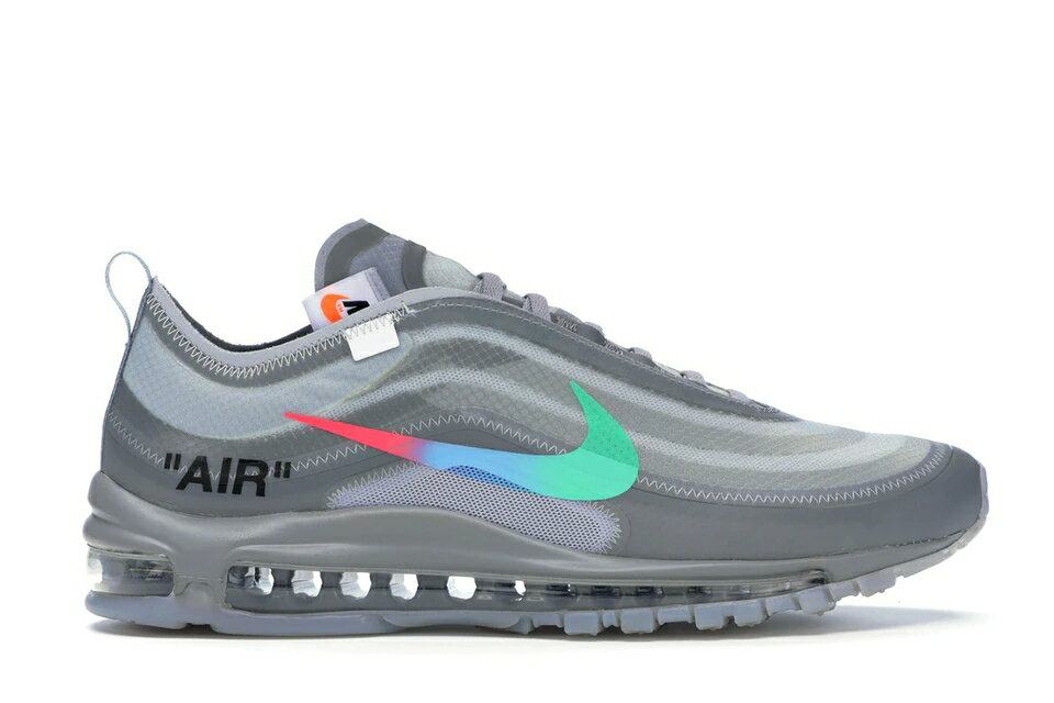 ナイキ マックス オフホワイト 白色 ホワイト 灰色 グレー エアマックス スニーカー メンズ 【 NIKE AIR MAX 97 OFF-WHITE MENTA / OFF WHITE MENTA WOLF GREY WHITE 】