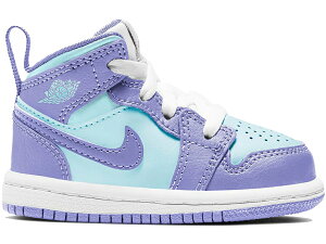 ナイキ ジョーダン ミッド 紫 パープル アクア 【 JORDAN 1 MID PURPLE AQUA (TD) / PURPLE PULSE ARCTIC PUNCH 】