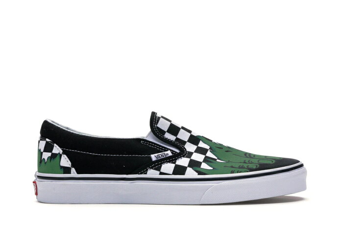 ヴァンズ VANS バンズ スリッポン スニーカー 【 SLIPON MARVEL HULK CHECKERBOARD 】