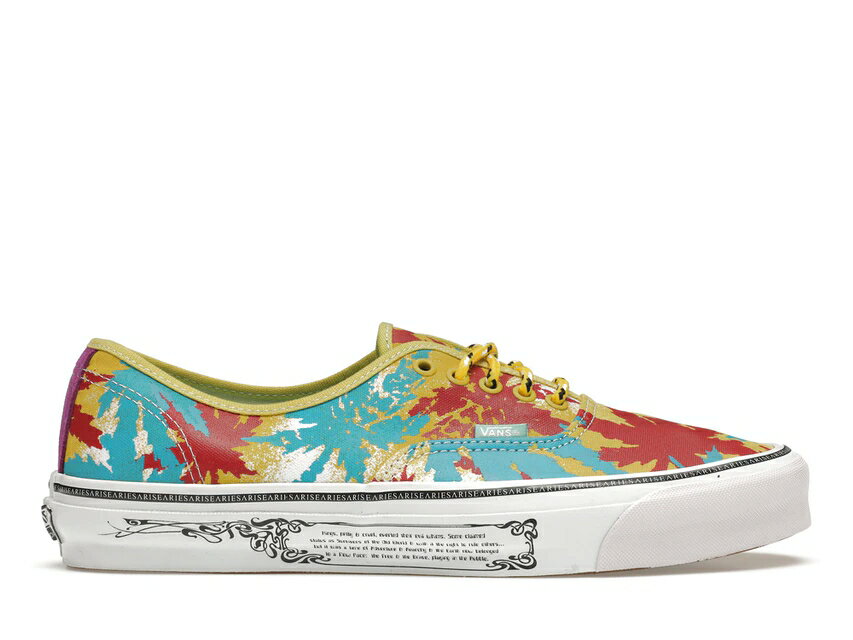 ヴァンズ VANS バンズ ボルト オーセンティック スニーカー 【 VAULT UA OG AUTHENTIC LX ARIES WEED LEAF YELLOW MUTED BLUE RED 】