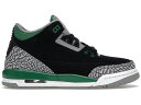 ナイキ ジョーダン 緑 グリーン 黒色 ブラック 銀色 シルバー 白色 ホワイト ジュニア キッズ 【 JORDAN 3 RETRO PINE GREEN (GS) / BLACK SILVER WHITE PINE GREEN 】 キッズ ベビー マタニティ スニーカー