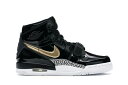 ナイキ ジョーダン JORDAN レガシー 黒色 ブラック ゴールド パテント ジュニア キッズ 【 LEGACY 312 BLACK GOLD PATENT GS METALLIC GOLDWHITE 】