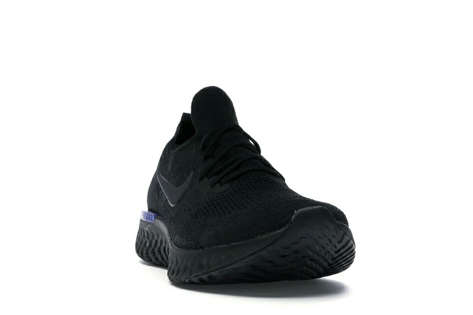 ナイキ NIKE エピック リアクト フライニット 黒色 ブラック スニーカー 【 EPIC REACT FLYKNIT BLACK RACER BLUE BLACKRACER 】