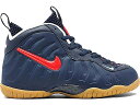 ナイキ フォームポジット プロ 青色 ブルー 赤 レッド エアフォームポジットプロ 【 NIKE AIR FOAMPOSITE PRO BLUE VOID UNIVERSITY RED (PS) / BLUE VOID GUM LIGHT BROWN-WHITE-UNIVERSITY RED 】 キッズ ベビー マタニテ