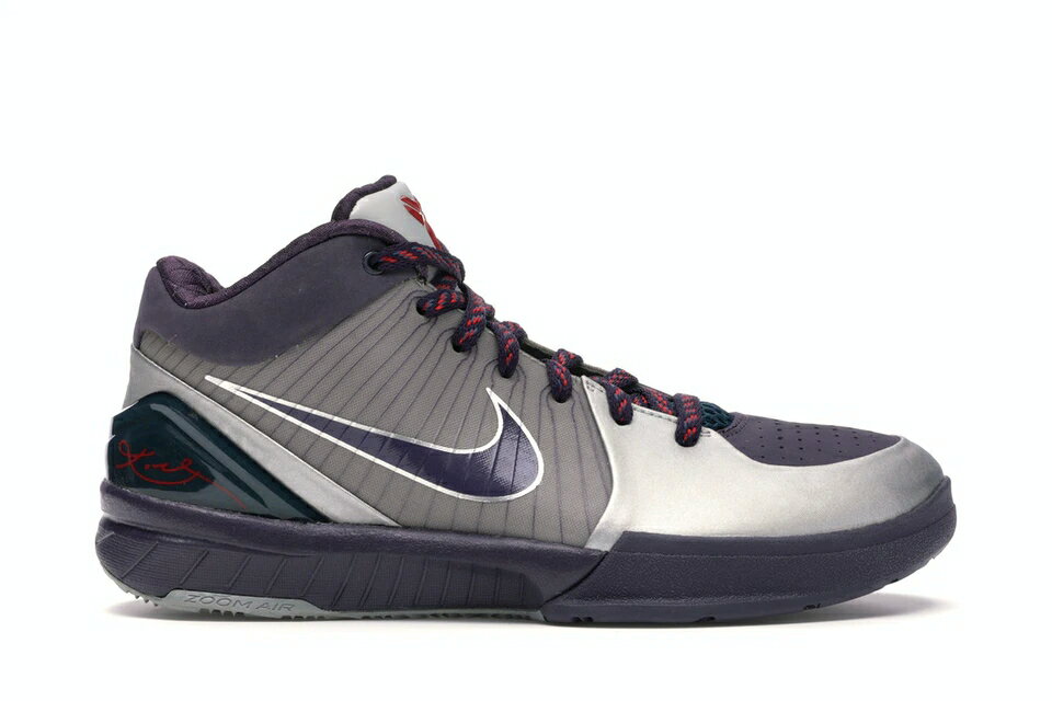 ナイキ コービー 銀色 シルバー スニーカー メンズ 【 NIKE KOBE 4 CHAOS JOKER / METALLIC SILVER ABYSS 】