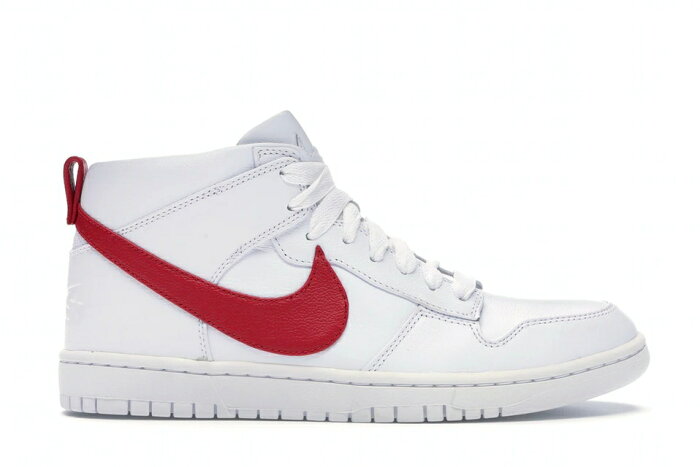 ナイキ NIKE ダンク チャッカ 白色 ホワイト スニーカー 【 DUNK LUX CHUKKA RICCARDO TISCI WHITE RED DISTANCE 】