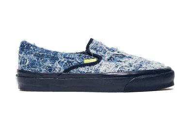 ヴァンズ VANS バンズ ボルト スリッポン スニーカー 【 SLIPON VAULT LX FDMTL 2021 INDIGO DISTRESSED 】