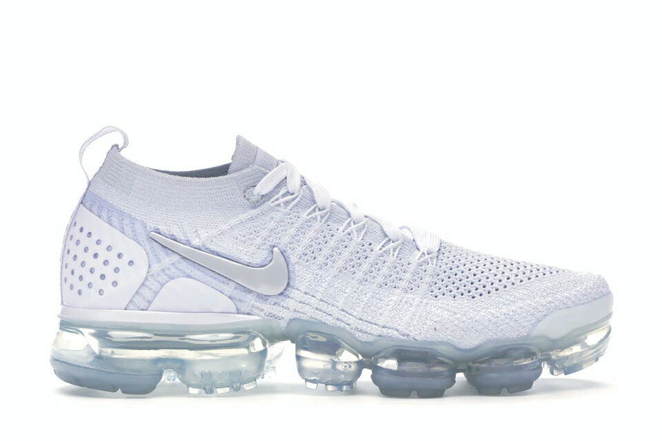 ナイキ NIKE フライニット 白色 ホワイト 灰色 グレー エアヴェイパーマックス レディース スニーカー 【 FLYKNIT 2 WHITE VAST GREY WOMENS WHITEVAST GREYFOOTBALL 】