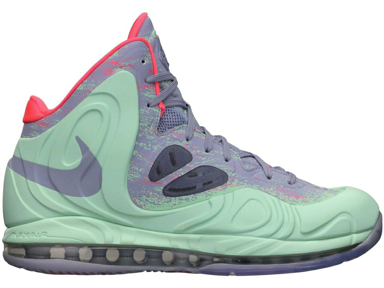 ナイキ NIKE ハイパーポジット スニーカー 【 HYPERPOSITE CHRISTMAS ARCTIC GREEN PEBBLE GREYATOMIC REDFUSION 】