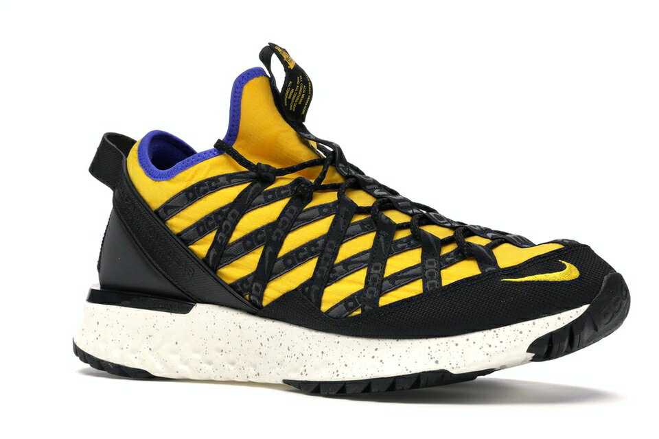 ナイキ NIKE リアクト BLACKゲームロイヤル 青 ブルーWHITE スニーカー 【 ACG REACT TERRA GOBE AMARILLO 】