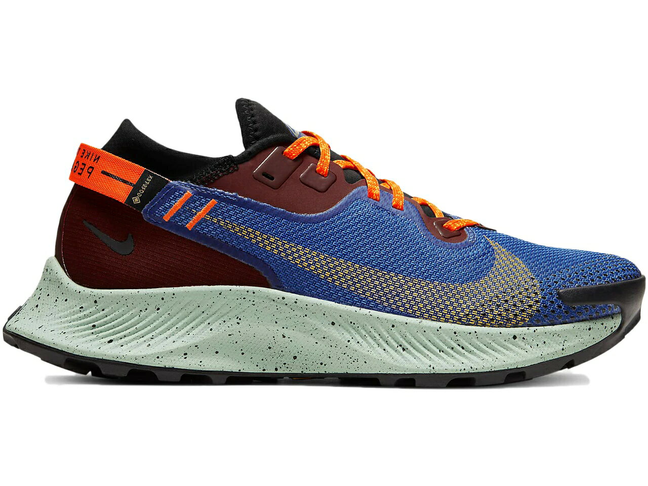 ナイキ NIKE ペガサス ゴアテックス 青色 ブルー レディース スニーカー 【 PEGASUS TRAIL 2 GORETEX MYSTIC DATES ASTRONOMY BLUE WOMENS BLACK LASER ORANGE 】