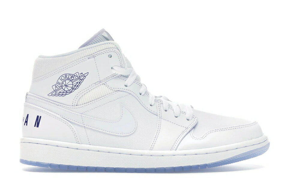 ナイキ ジョーダン ミッド ピュア 白色 ホワイト コンコルド コンコード スニーカー メンズ 【 JORDAN 1 MID PURE WHITE / WHITE CONCORD WHITE 】