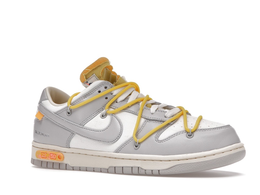 ナイキ NIKE ダンク オフホワイト ダンクロー スニーカー 【 OFFWHITE LOT 29 SAIL NEUTRAL GREYOPTI YELLOW 】