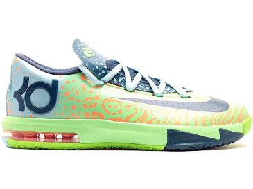 ナイキ NIKE ジュニア キッズ 【 KD 6 LIGER GS ELCTRC GRN NGHT FCTRATMC ORNG 】