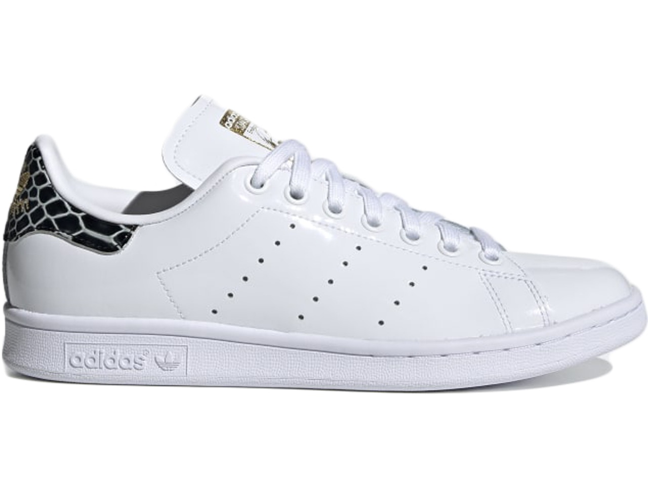 ǥ  ۥ磻   ֥å  󥹥ߥ WOMEN'S ˡ ǥ  ADIDAS STAN SMITH SHINY SNAKESKIN (WOMEN'S) / CLOUD WHITE CORE BLACK GOLD 